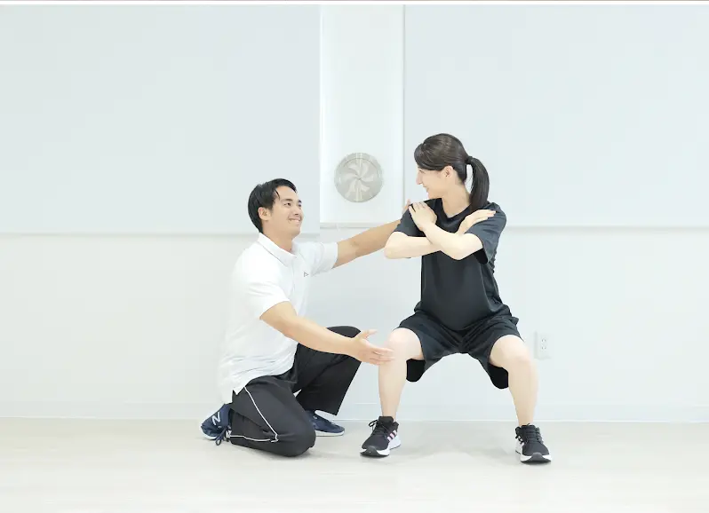 パーソナルジム かたぎり塾 昭島店のトレーニング風景