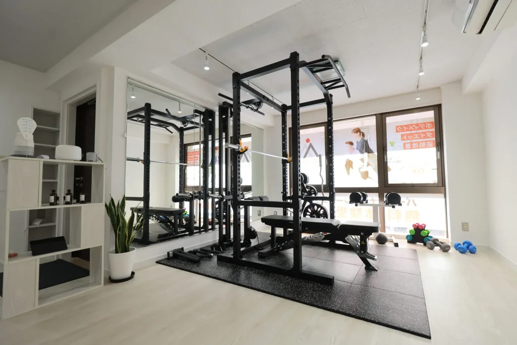 パーソナルジム かたぎり塾 武蔵関店のジム内風景