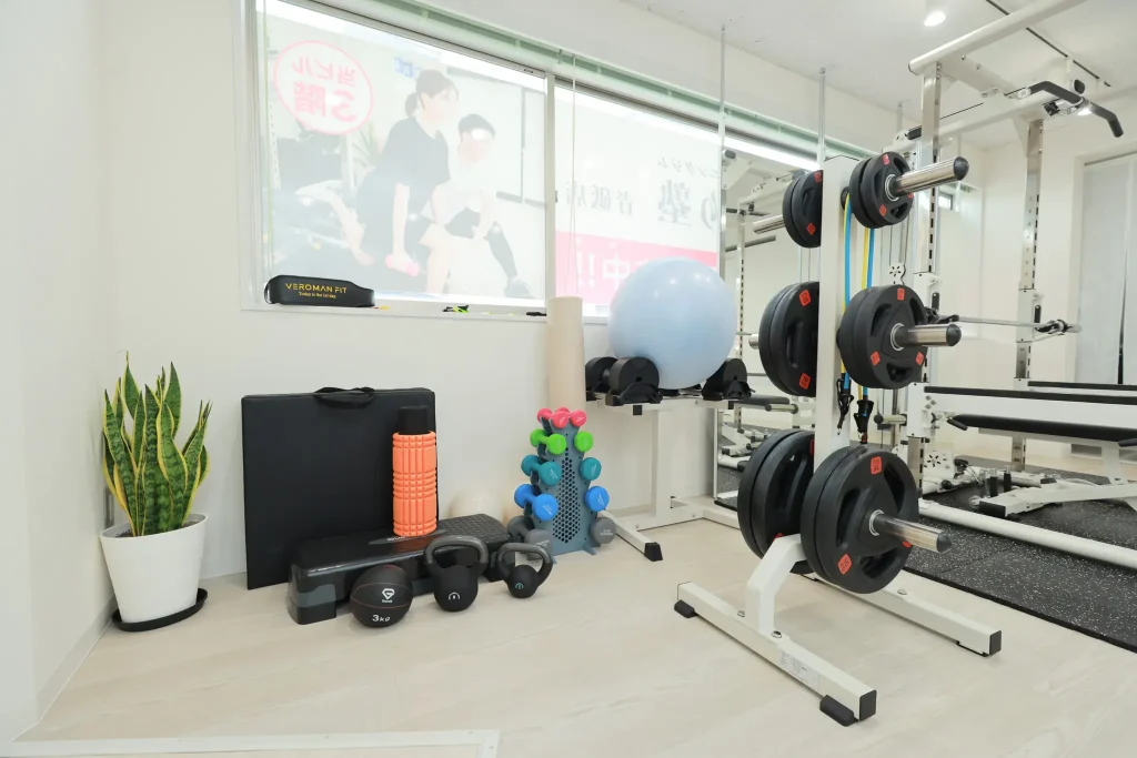 パーソナルジム かたぎり塾のジム内風景