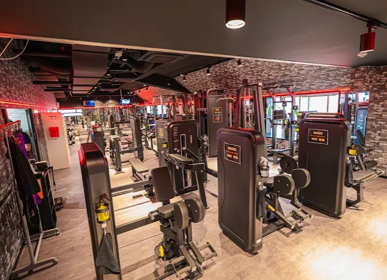 フィットネスジム マッスルジム 関町店のジム内風景