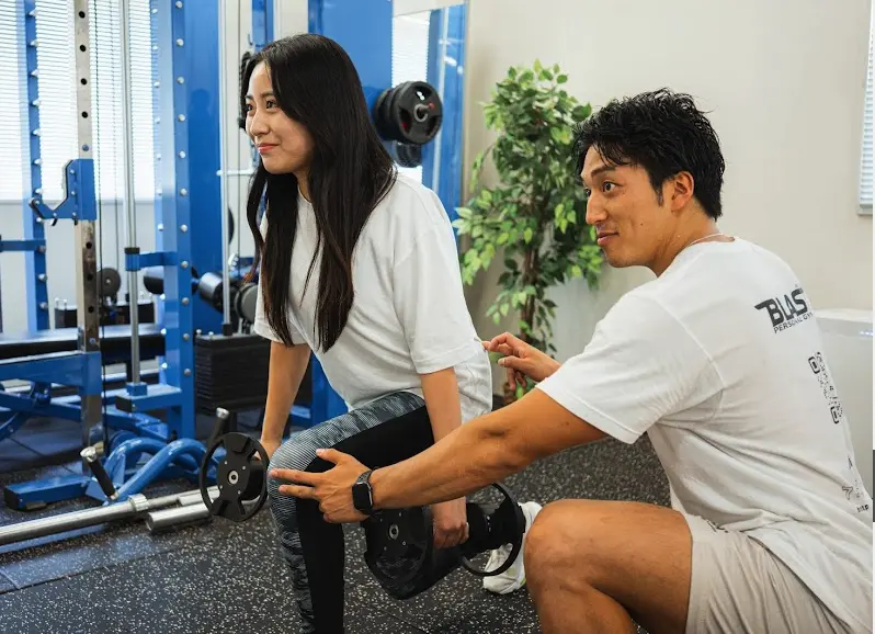 パーソナルジム BLAST 吾妻橋店のトレーニング風景