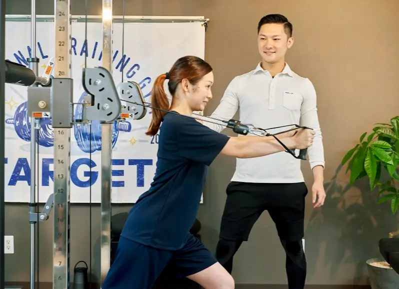 パーソナルジム Target 光が丘のトレーニング風景