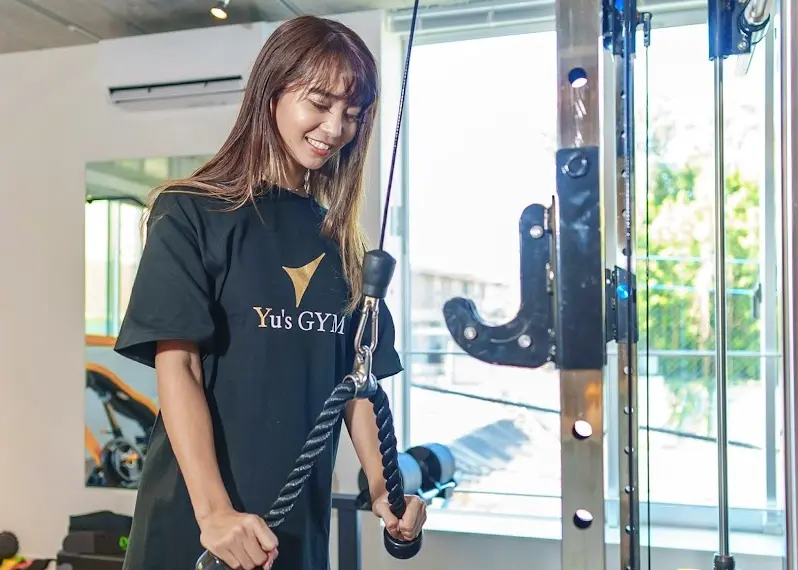 パーソナルジム Yu'sGYM 井の頭公園のトレーニング風景