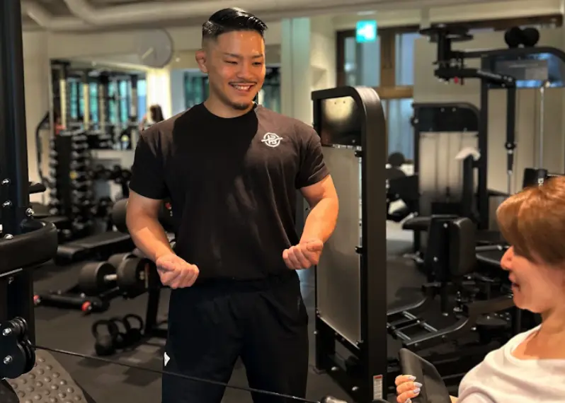 パーソナルジム HASH BUFF 西麻布店のトレーニング風景